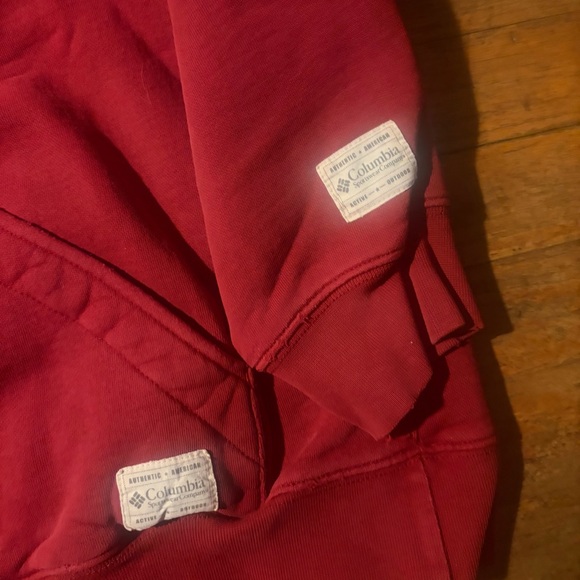 Columbia Men's Deep Red Hoodie - Picture 3 of 3